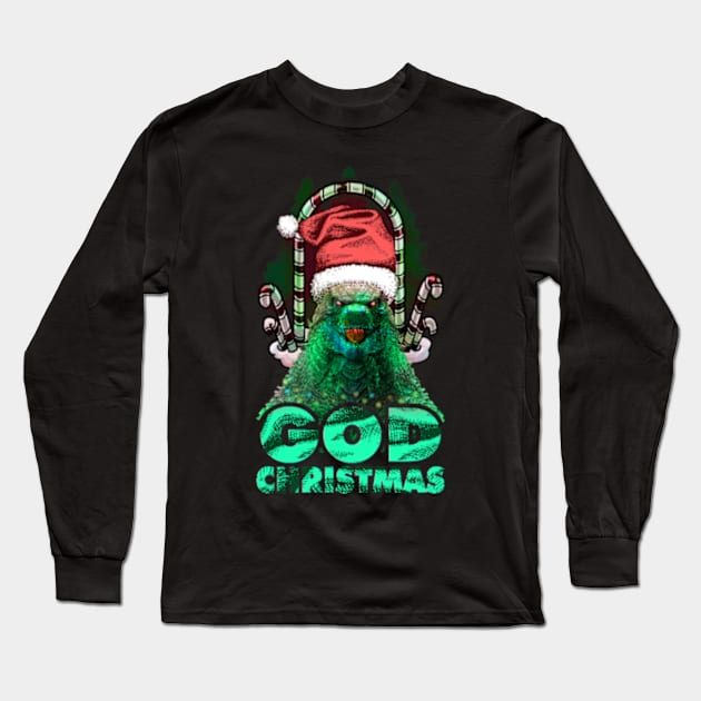 GOOD CHRISTMAS Long Sleeve T-Shirt by RAINYDROP